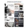 HIBREW Burr Mill Grinder: מושלם אספרסו & Brew 48-Gear Precision